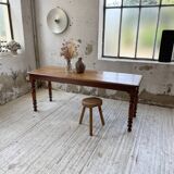 Walnut farm table 185 cm