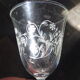 16 drinks wine, Tulip, glass shape transparent reasons silkscreens blueberries vintage 1950