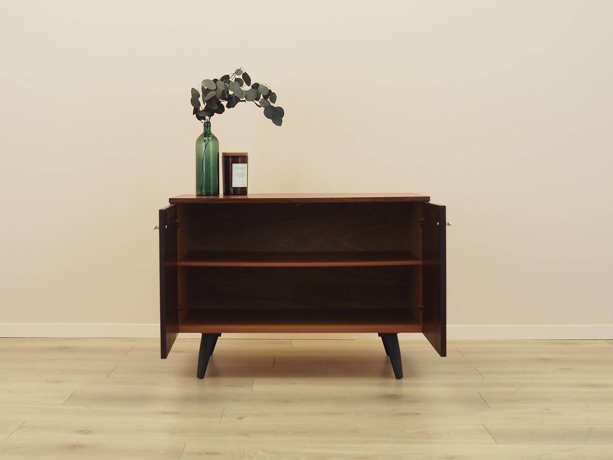Danish Rosewood Cabinet with Adjustable Shelv, 1970s
