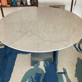 Table à Manger Ronde Luigi Saccardo pour Maison Jansen, années 70