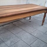 Walnut farmhouse table