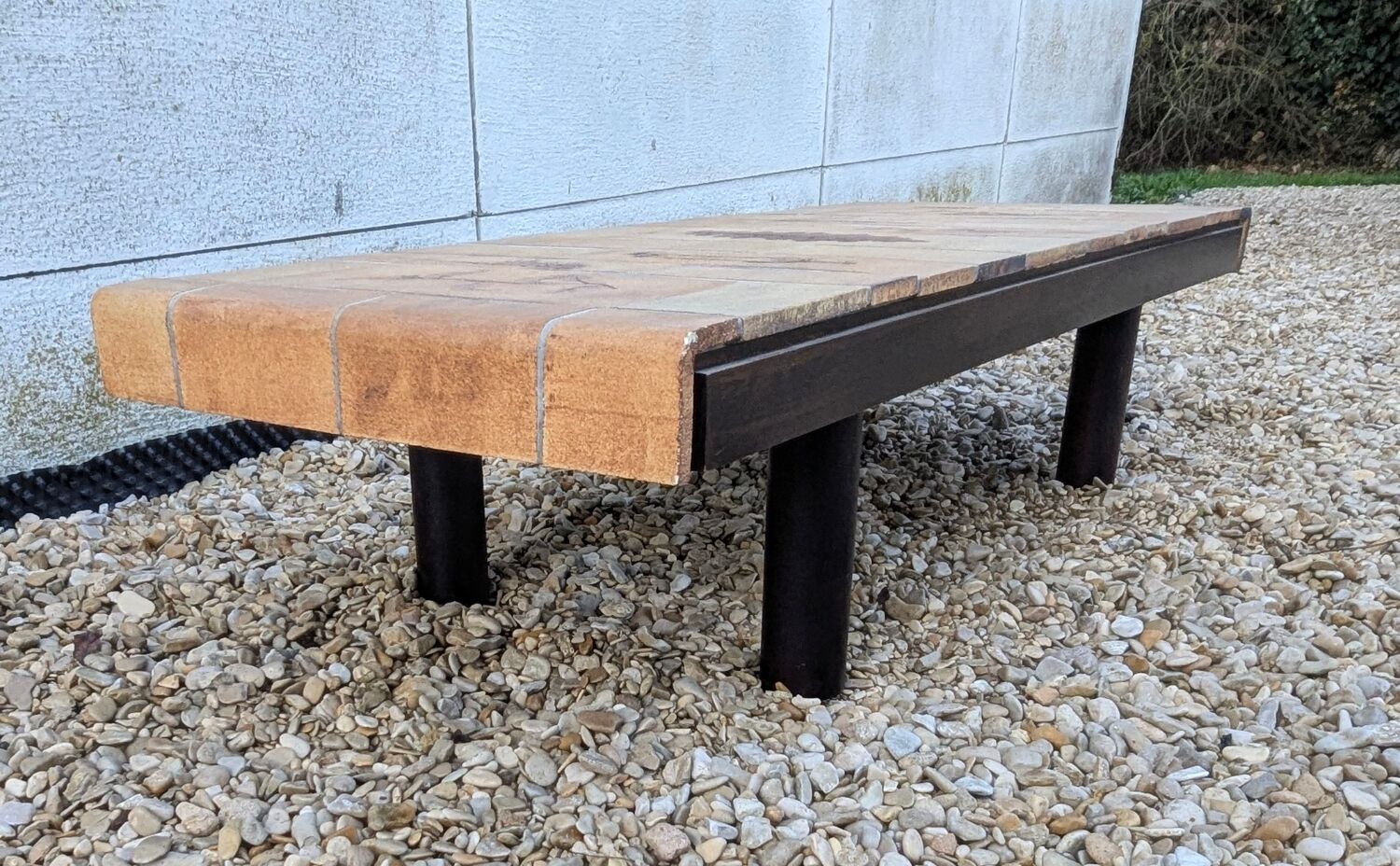 Vintage Herbier Coffee Table Capron Barrois Vallauris