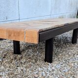 Vintage Herbier Coffee Table Capron Barrois Vallauris