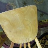 Suite of 6 bistro chairs signed "baumann"