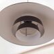 Danish pendant lamp with tiered metal shade, 1960s