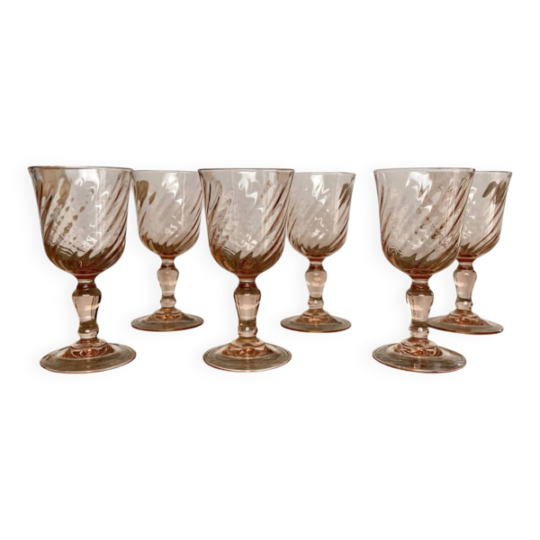 6 verres à liqueur «&nbsp;Rosaline&nbsp;» Luminarc Vintage