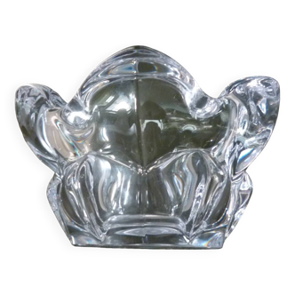 Crystal ashtray signed Bayel