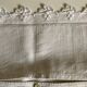 19th country pillowcase in raw linen canvas