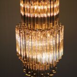 Vintage Italian chandelier in Murano glass (70s)