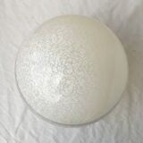 White speckled glass lampshade