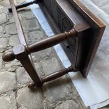 Table de salon en plusieurs essences de bois massif