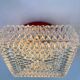 Glass design wall or ceiling lamp, flush mount, 1970s / up to 5 pieces