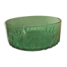 Coupelle ronde verre ciselé Arcopal verte