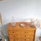 Vintage rattan chest of drawers circa 70s
