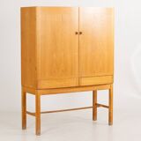 Armoire Scandinave en Chêne par Gunnar Myrstrand pour Källemo – Suède, 1960