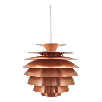 Lampe à suspension, design danois, années 1980, designer : Bent Karlby, fabrication : Lyfa