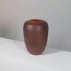 Ceramic vase decorated with vintage sgraffito by Rudi Stahl.