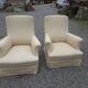 Paire de fauteuils crapaud