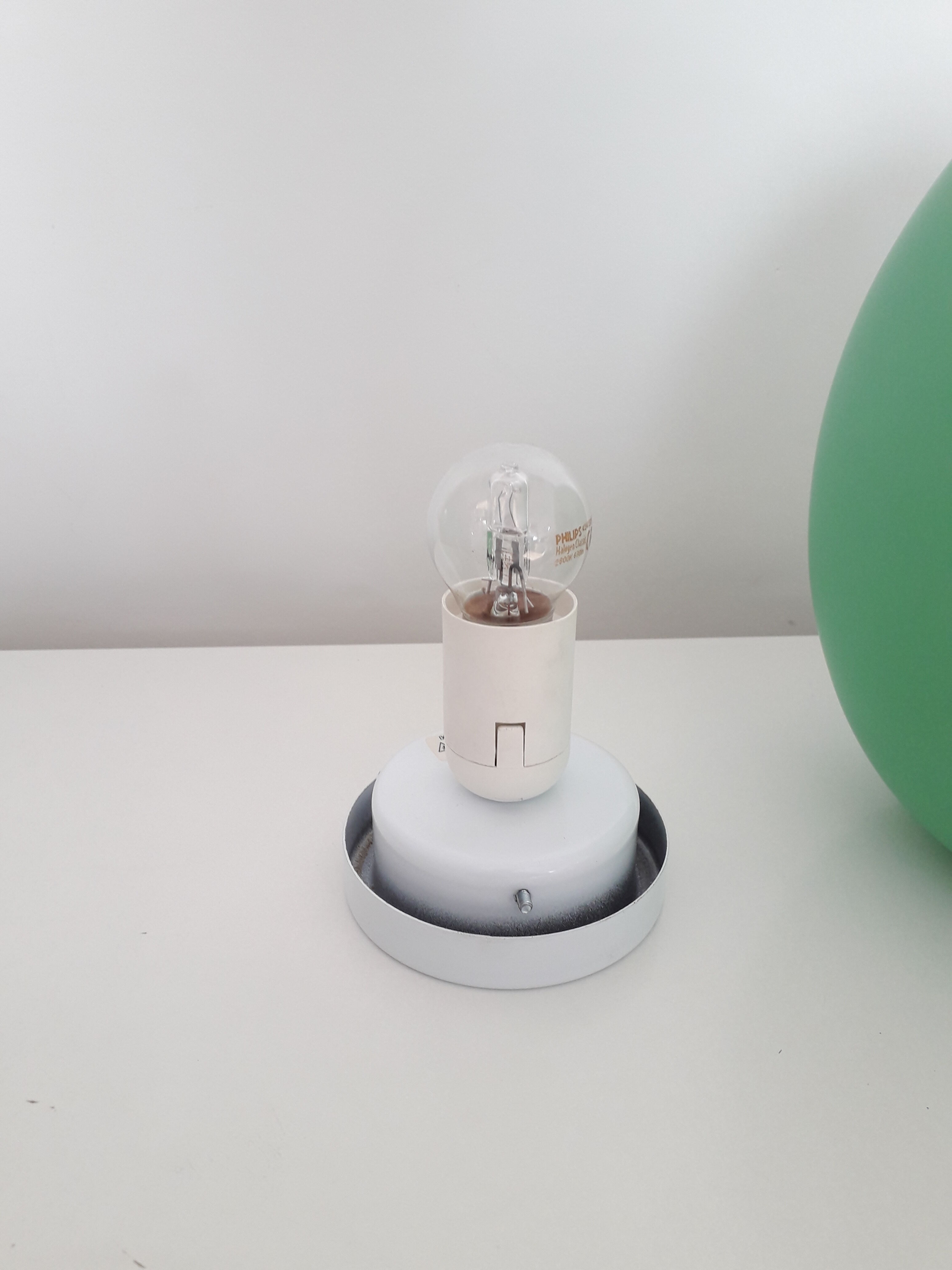 Lampe œuf vintage Vianne, Domec France 1970