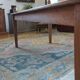 Table de ferme en chêne massif Français.240 x100 patiné avec deux tiroirs.