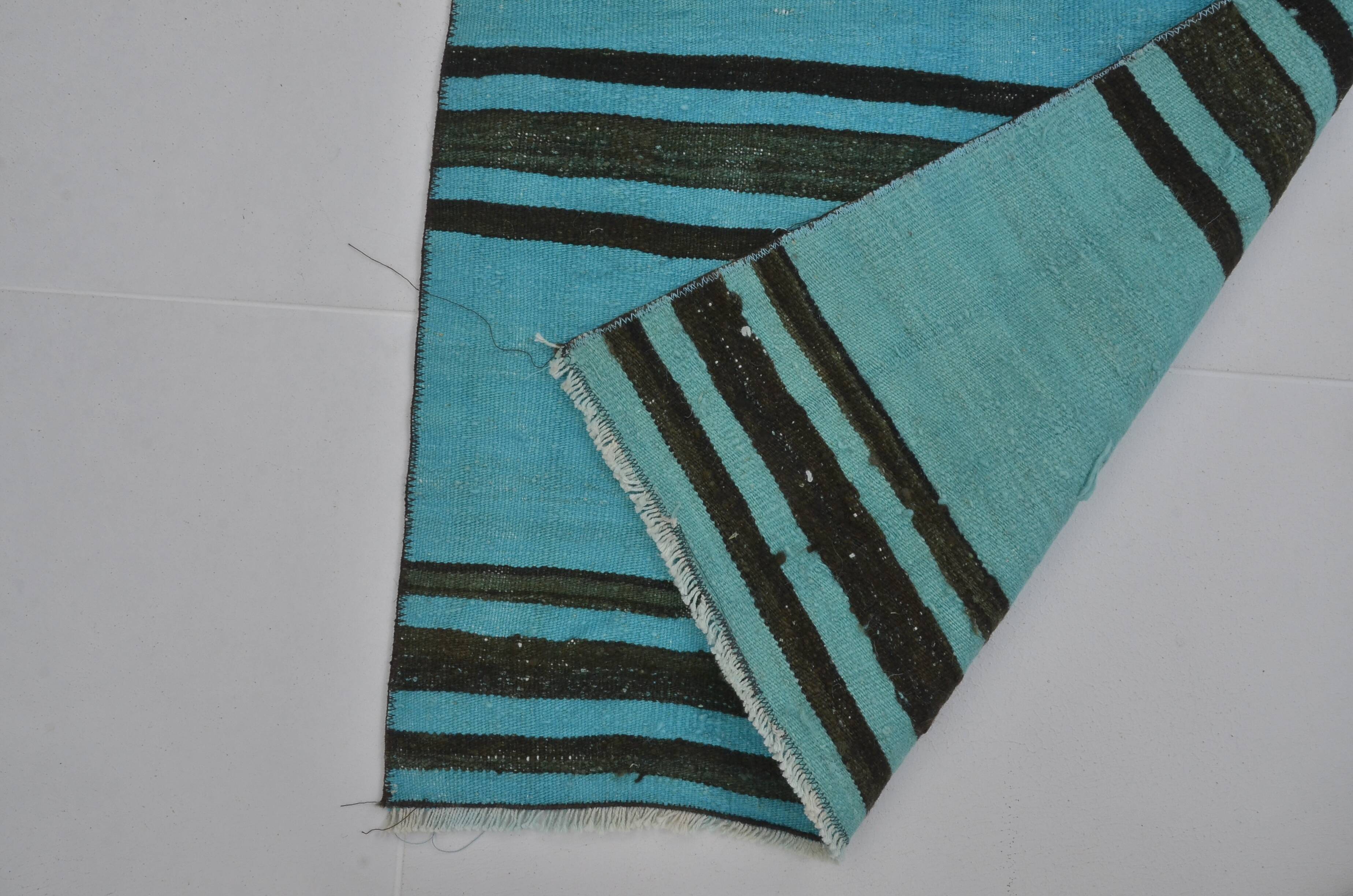 Tapis kilim anatolien rayé sku3796