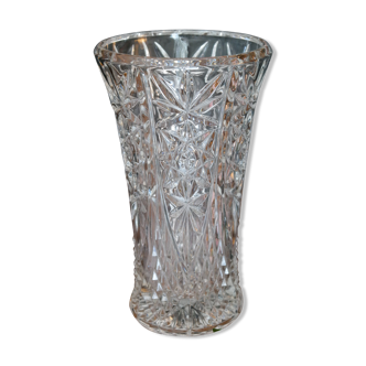 Bohemian crystal vase