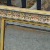 Pastel floral decoration mirror 100x80cm