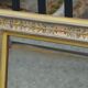 Pastel floral decoration mirror 100x80cm