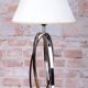 Art Deco Table Lamp in Chromed Metal by Mauro Ferretti, Italy, 1920s