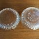 Lot of two identical Vereco trinket bowls
