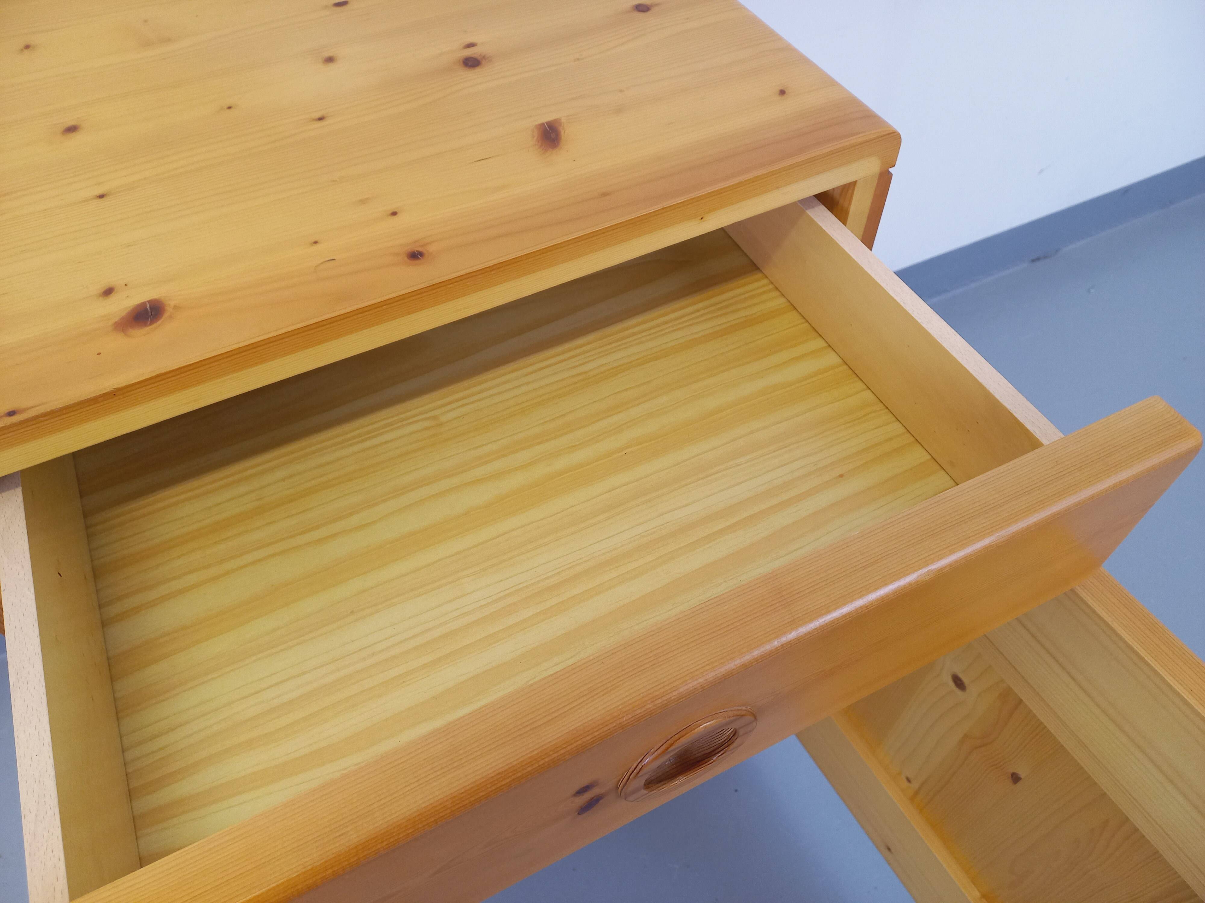 selected by Charlotte Perriand Les Arcs vintage pine storage unit from the 60s and 70s