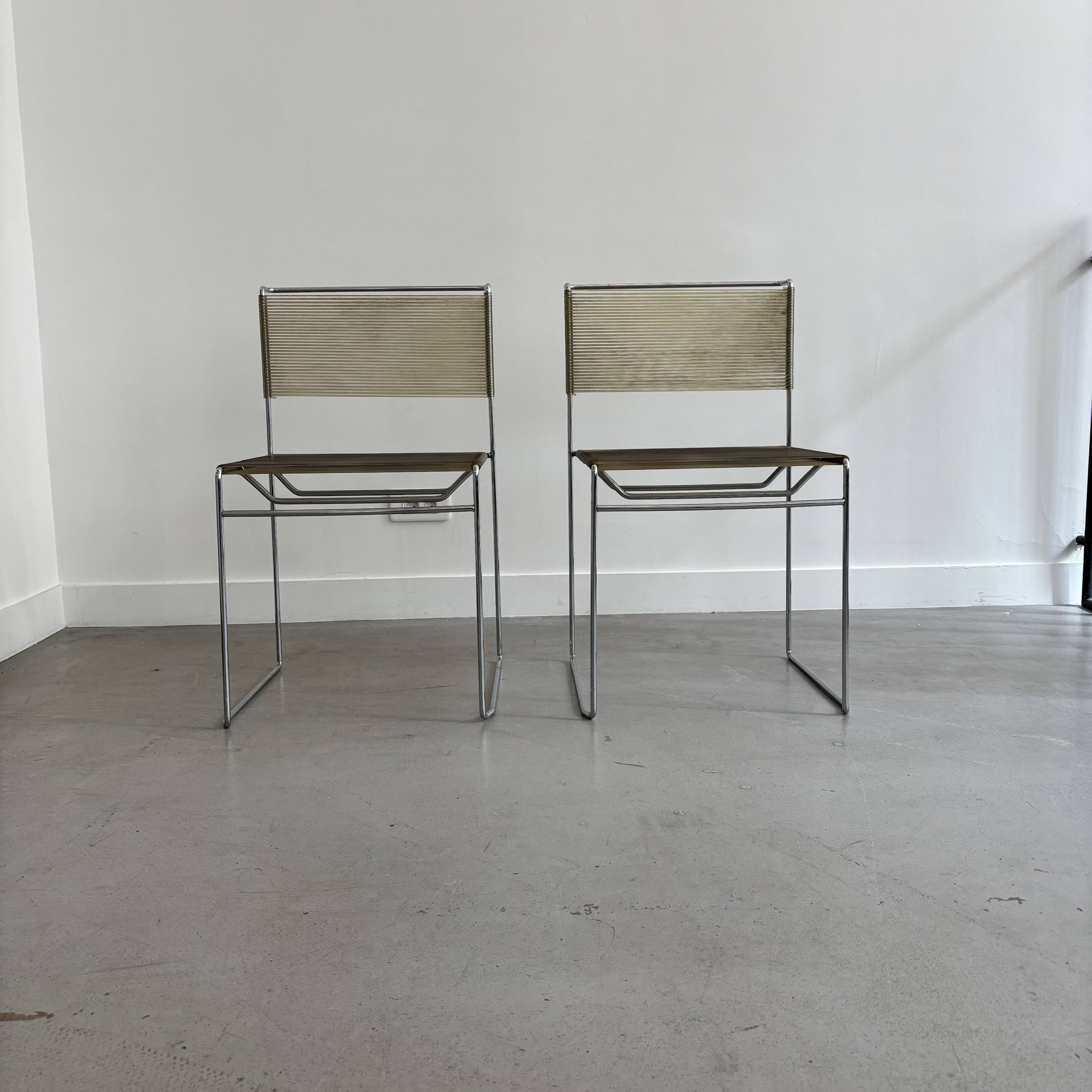 Pair of Belloti chairs for fly line