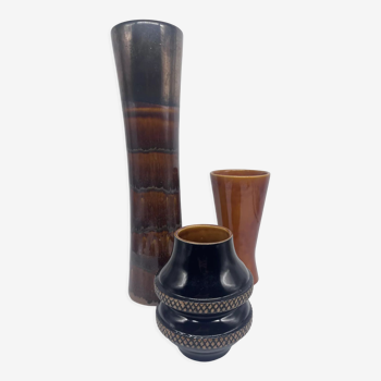 Trio of vases 1970
