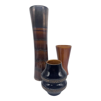 Trio de vases 1970