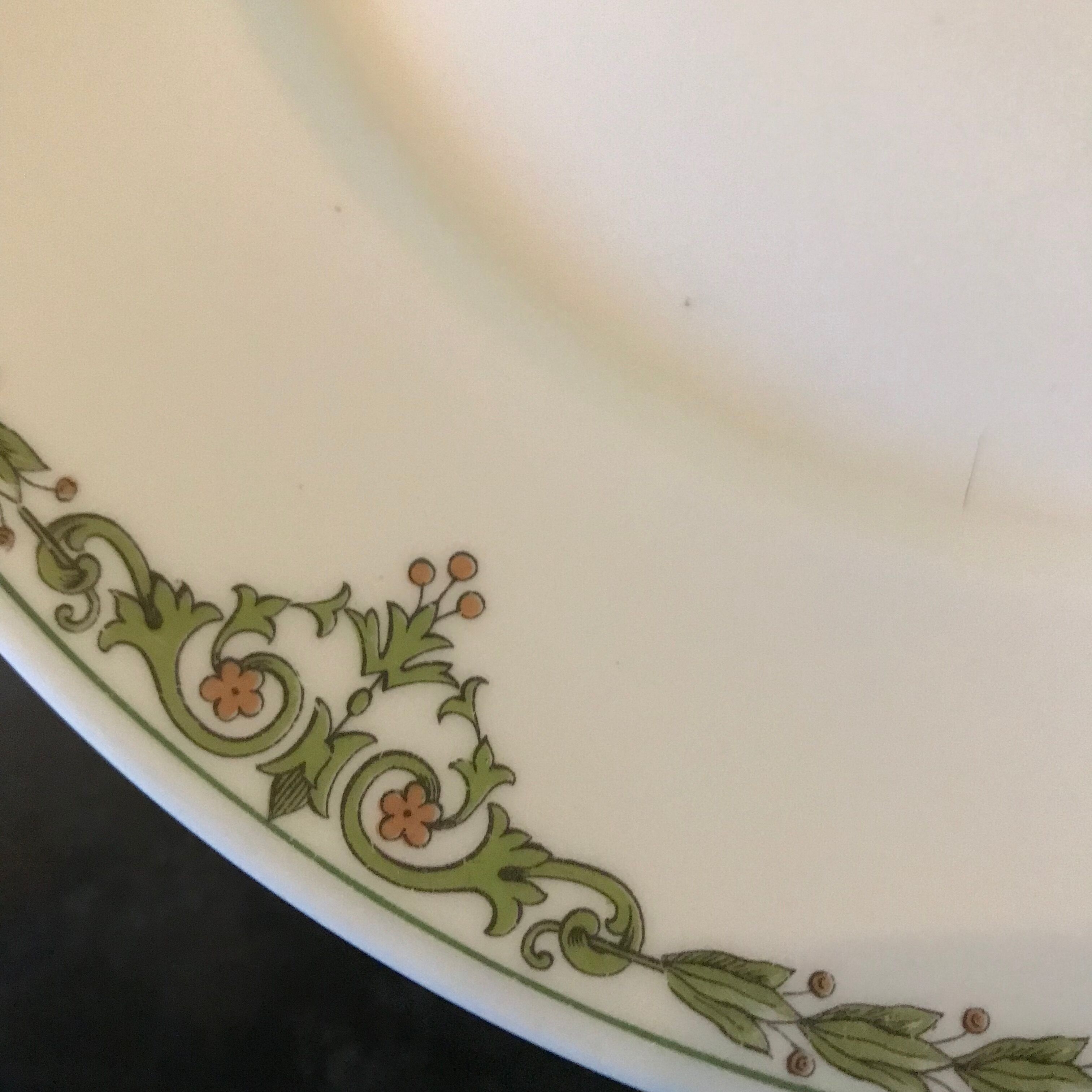 Pop-up Christmas 2022 Set of 6 porcelain plates from Limoges mid-twentieth