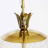 Limburg pendant lamp in glass and brass