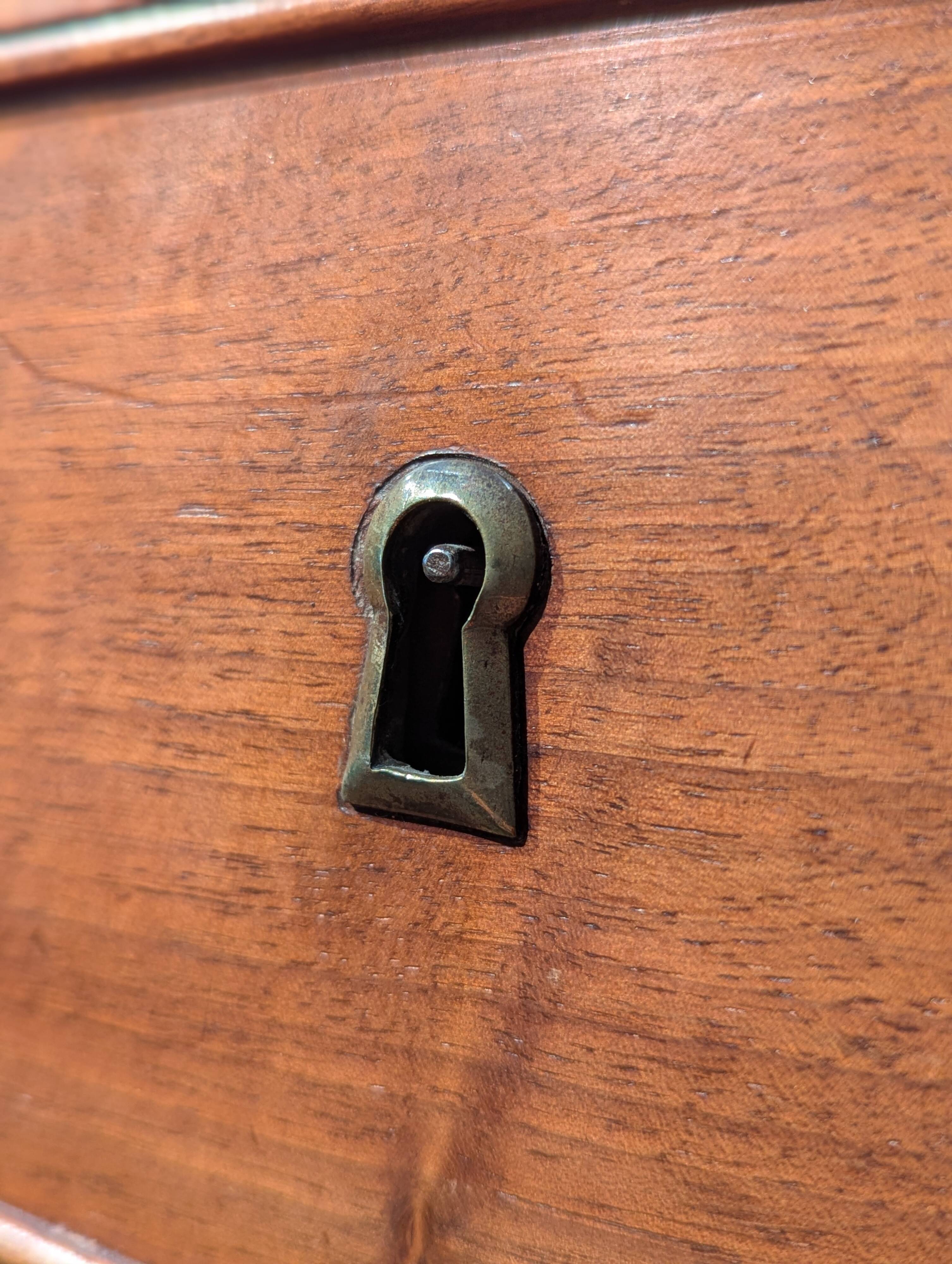 Late 19th century walnut chest of drawers