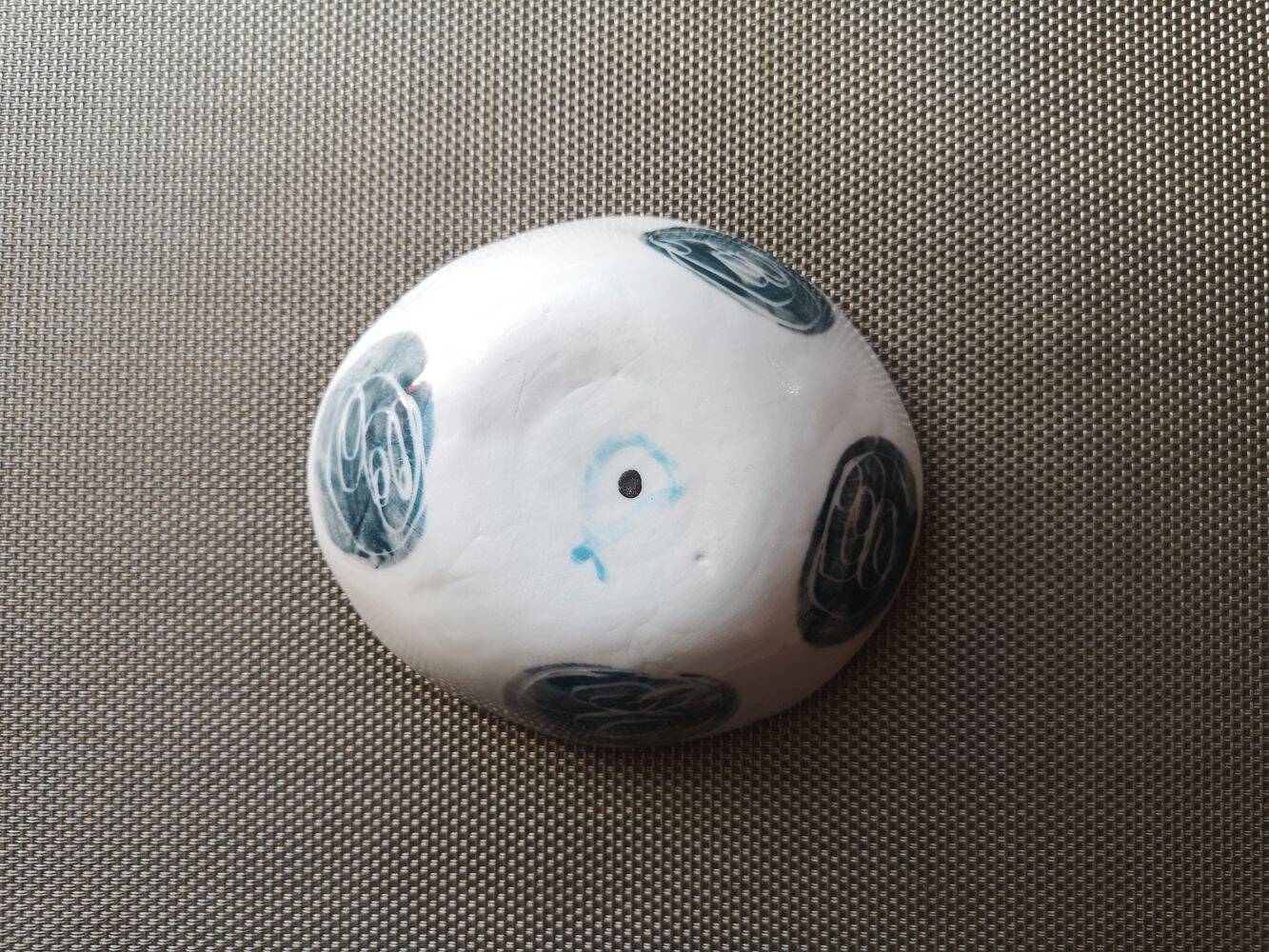 Porcelain cup artisanal work