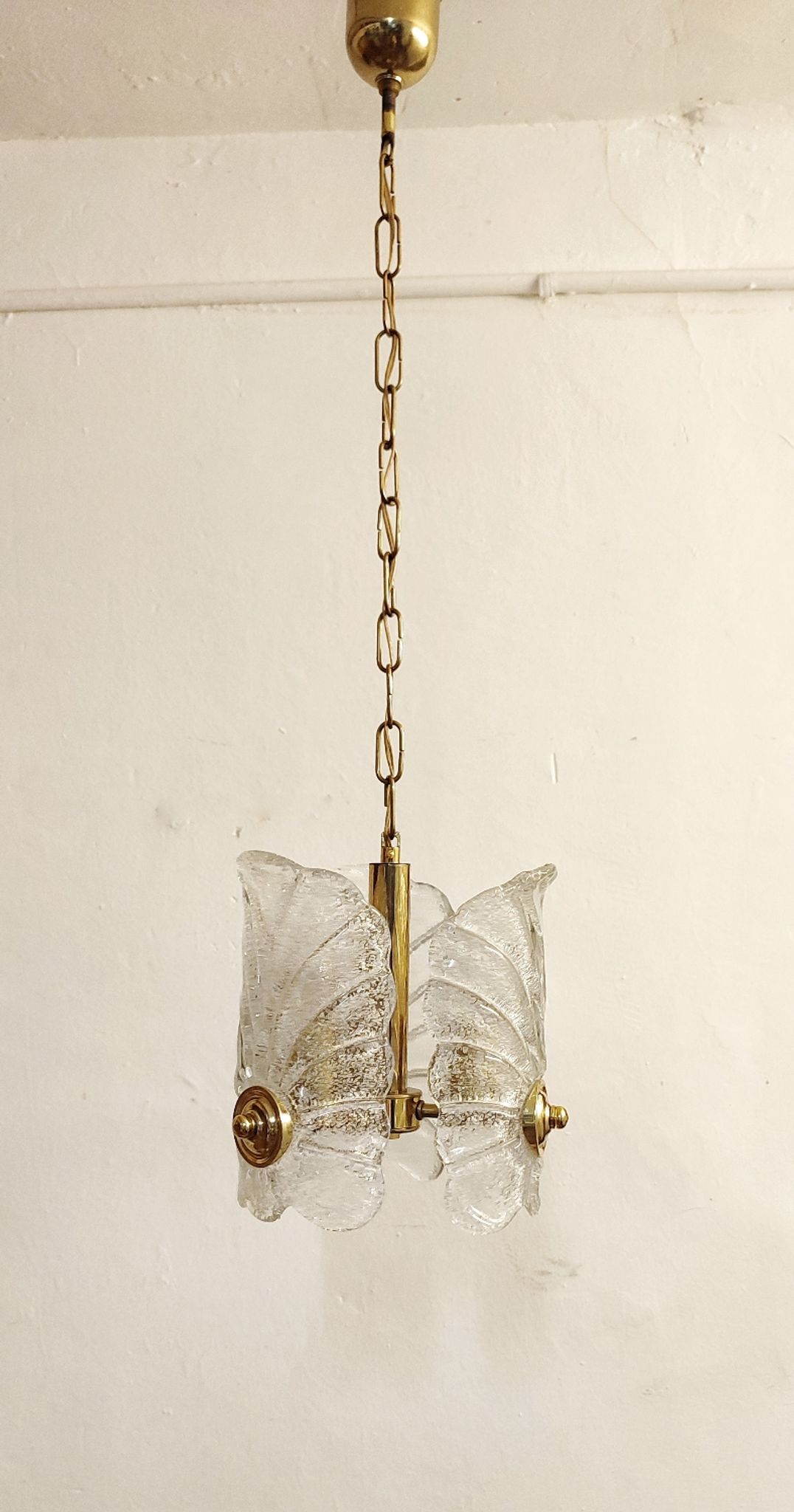 Suspension en verre de Murano, Italie, années 1970