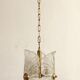 Murano glass ceiling lamp. Italy, 1970s.