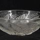 Cups "chestnut leaves" in Lalique glass, excellent condition, signed.