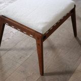 Heinz Heger Hellerau hunting chairs with ottoman, Germany 1950s