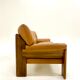 Cognac Leather Sofa By Sapporo For Mobil Girgi, Italy 1970s