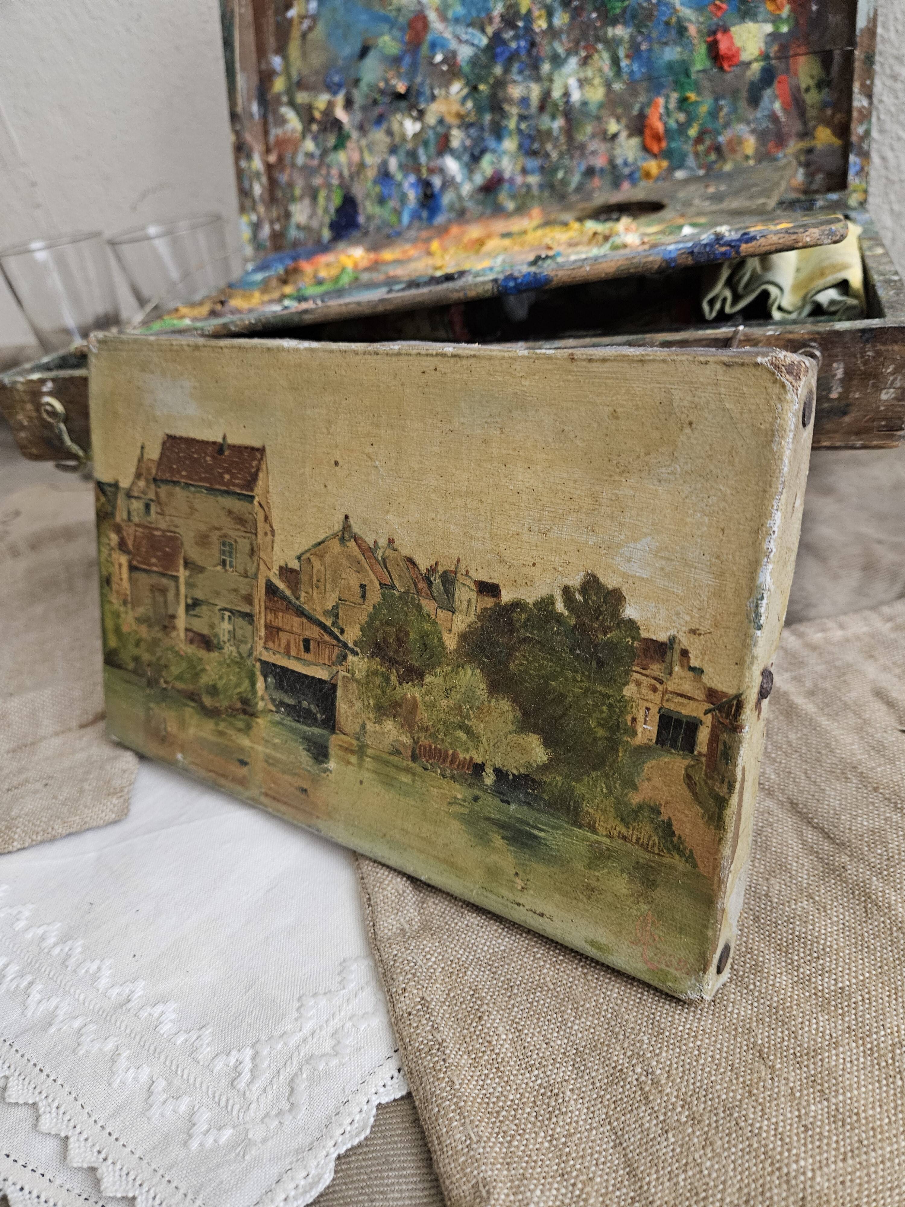 Oil painting on canvas