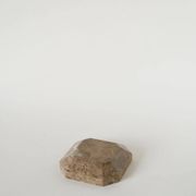 Marble ashtray, hexagonal shape, grey, 1970.
