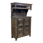 1950s neo-Breton buffet in chestnut wood
