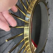 old Witch's Eye Sun Mirror burnished brass