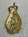 Coupelle poire émaillée en laiton