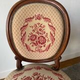 Chaise médaillon ancienne style Louis XVI