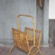 Rattan magazine holder, wicker magazine holder, magazine storage, magazine rack